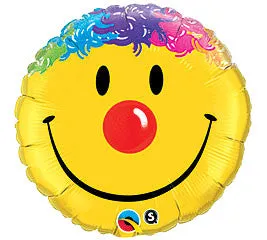 18" Smiley with Hair