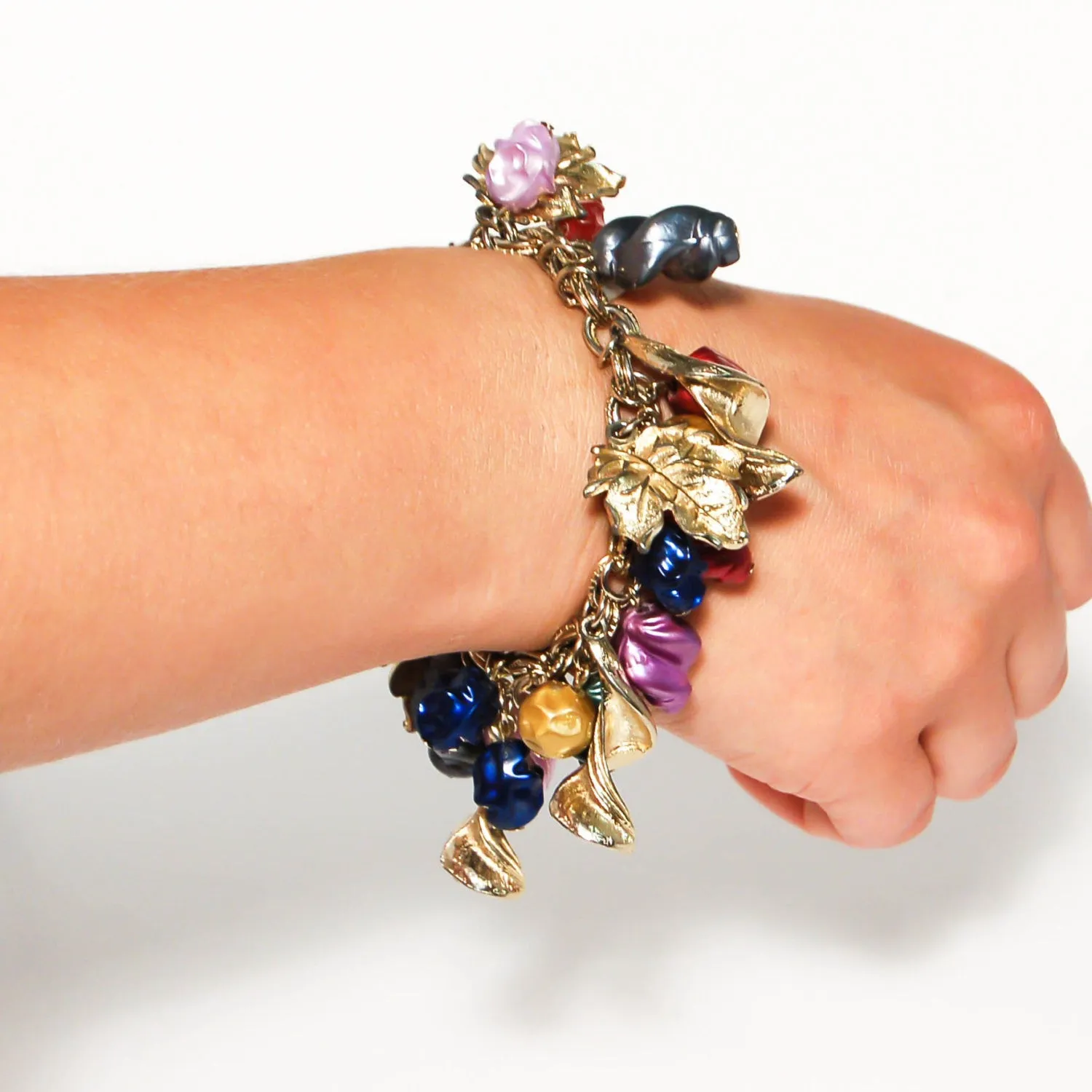 1950's Colorful Charm Bracelet