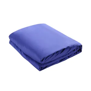 202x151cm Cotton Anti Anxiety Weighted Blanket Cover Protector Blue