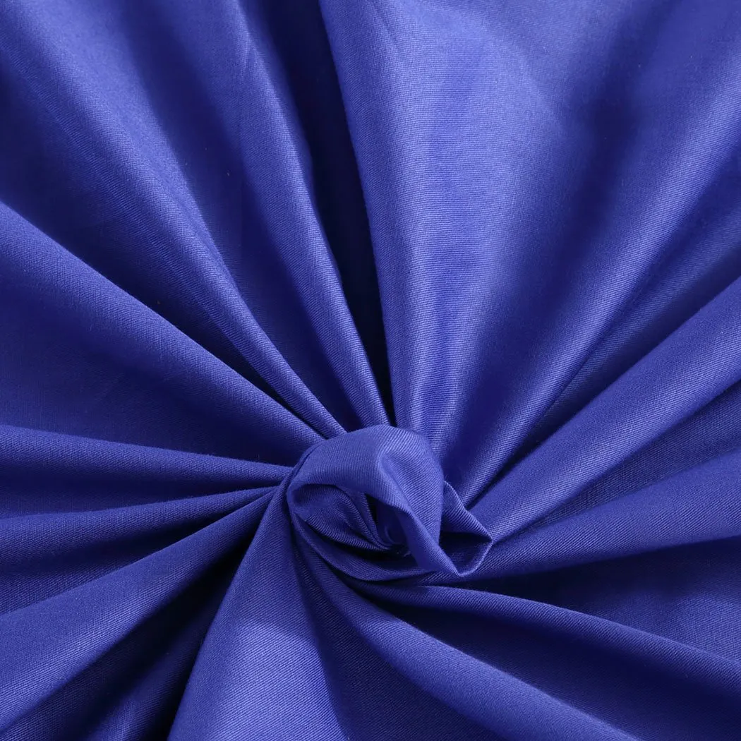 202x151cm Cotton Anti Anxiety Weighted Blanket Cover Protector Blue