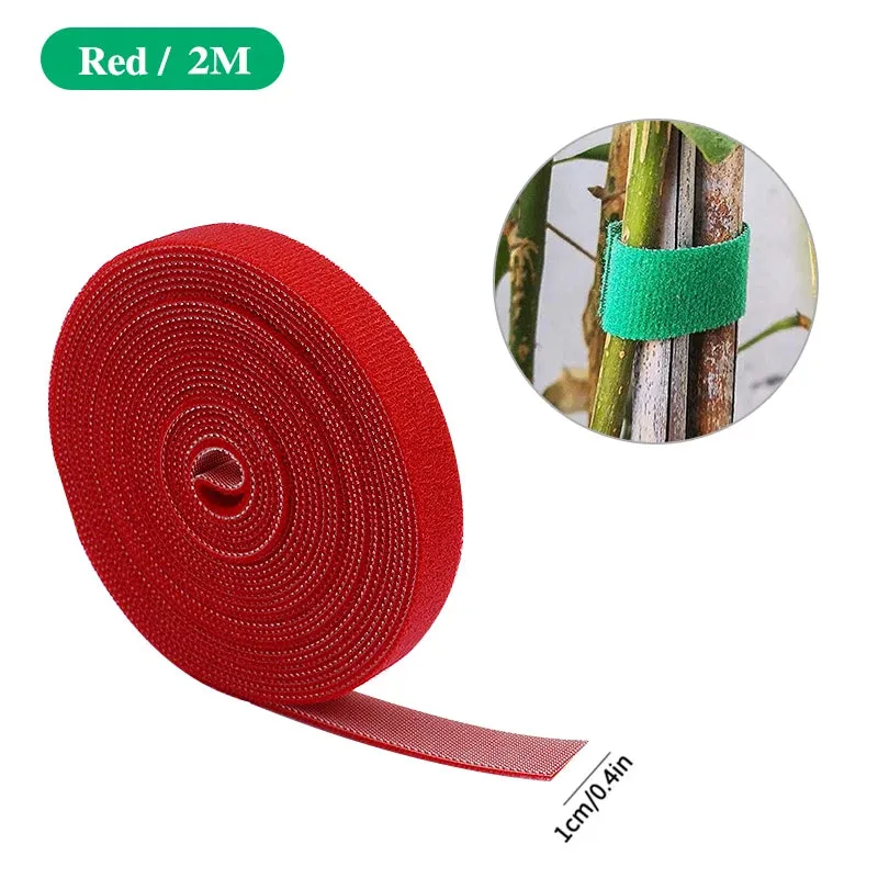 3-Rolls Green Garden Twine Plant Ties Nylon Plant Bandage Garden Hook Loop Bamboo Cane Wrap Support Garden Accessories & Tools