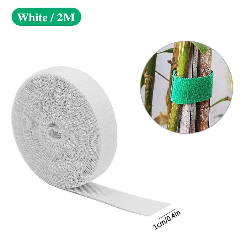 3-Rolls Green Garden Twine Plant Ties Nylon Plant Bandage Garden Hook Loop Bamboo Cane Wrap Support Garden Accessories & Tools