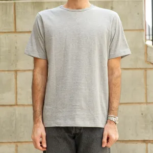 50s Loopwheel Tee in Grey Melange