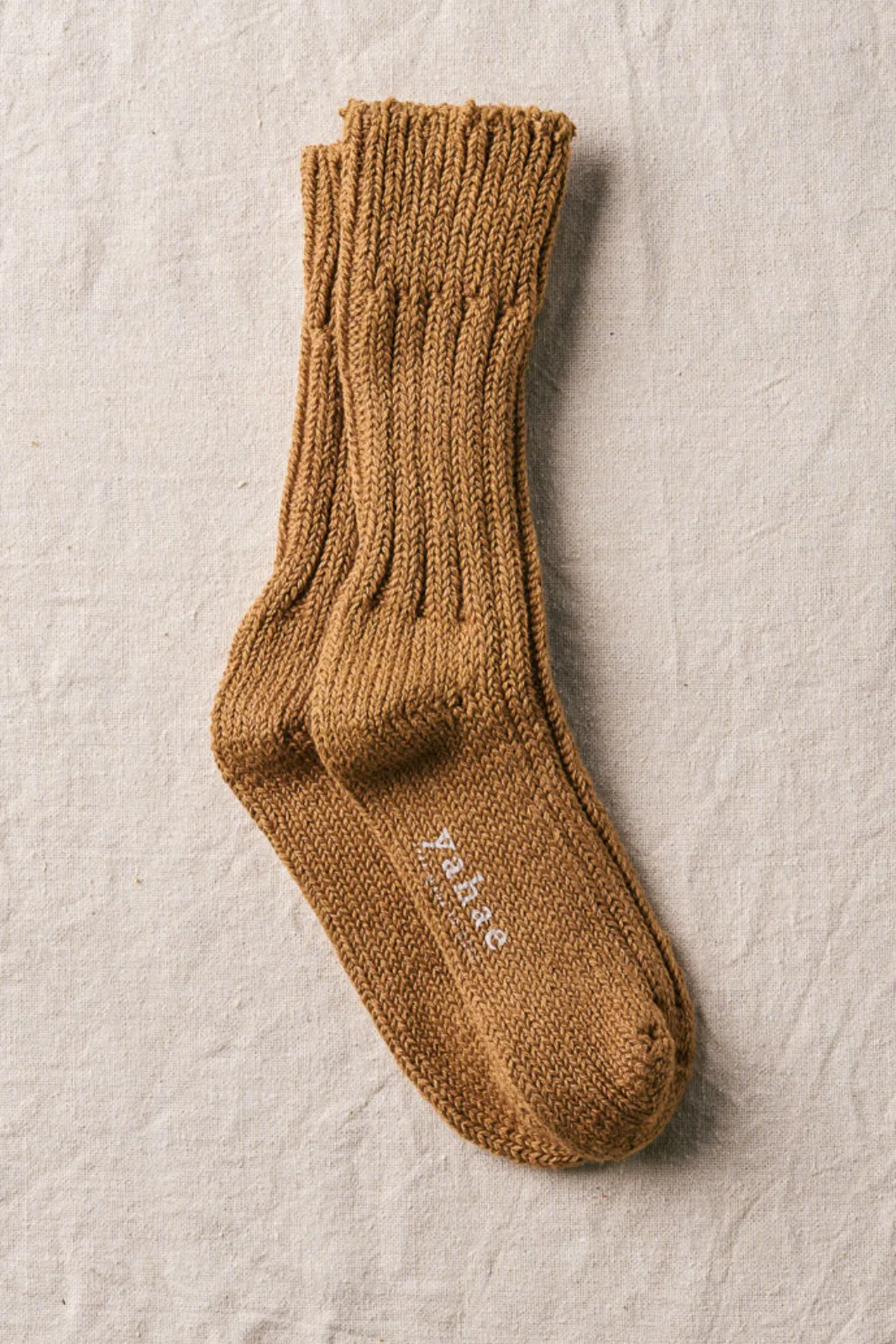 7-5002 Organic Cotton Low Gauge Socks Brown