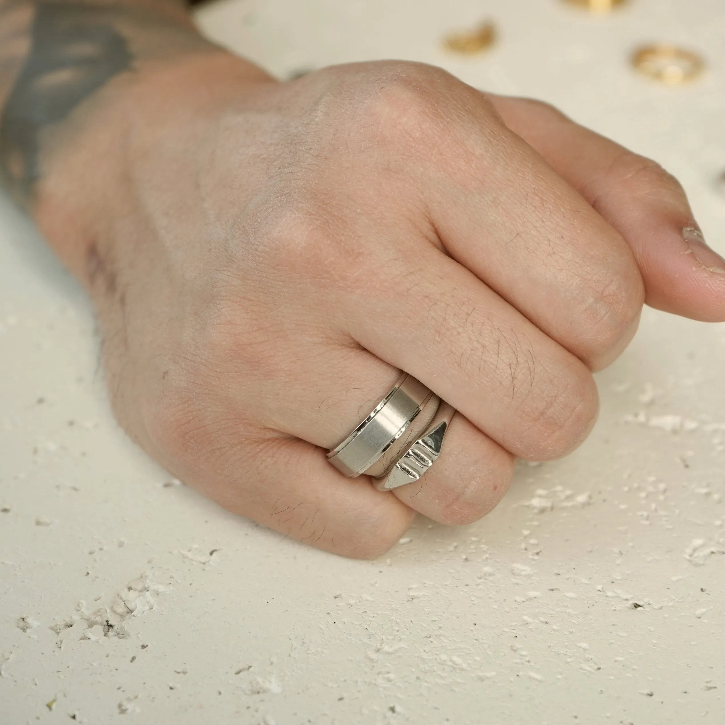 Accent Band Ring (Silver)