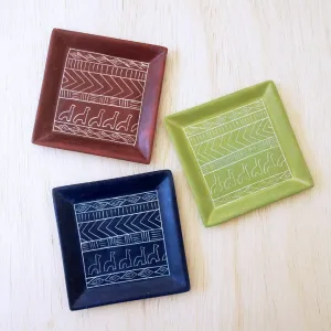 Akija™ Soapstone Animal Pattern Trinket Tray