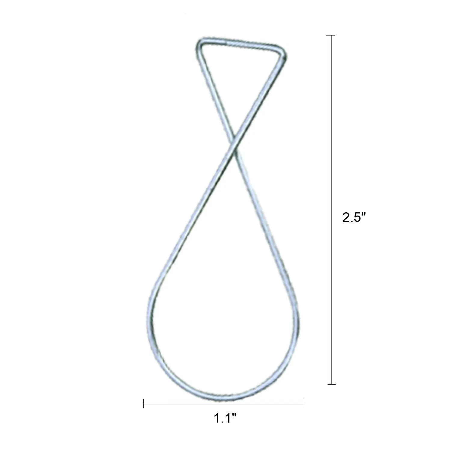 Amaonm 50 PCS Celling Clips, 8 T-Bar Ceiling Decorative Resilient Hook Ceiling Hangers for Hanging a Sign or Plant on a Grid, Drop Ceiling Clips Classroom Office Graphics Hooks