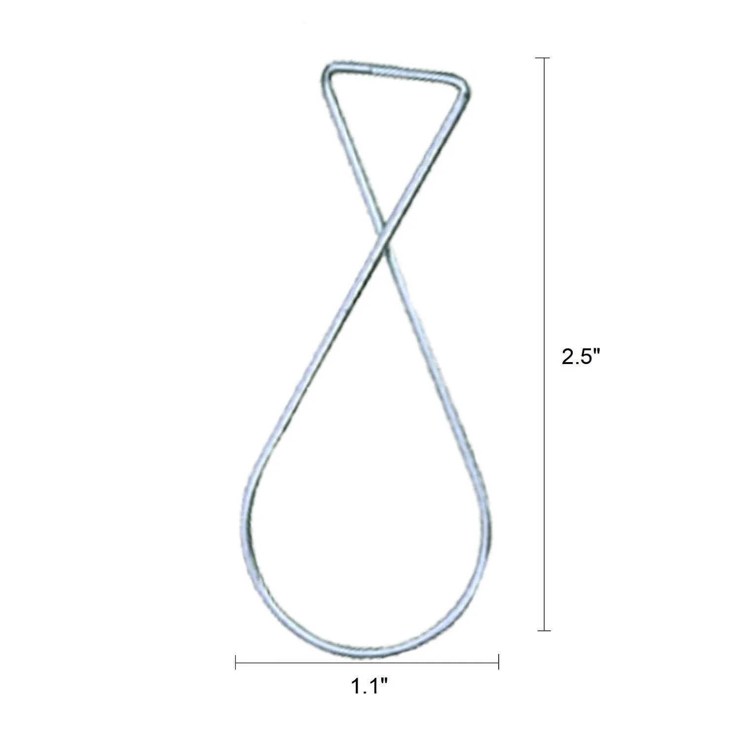 Amaonm 50 PCS Celling Clips, 8 T-Bar Ceiling Decorative Resilient Hook Ceiling Hangers for Hanging a Sign or Plant on a Grid, Drop Ceiling Clips Classroom Office Graphics Hooks