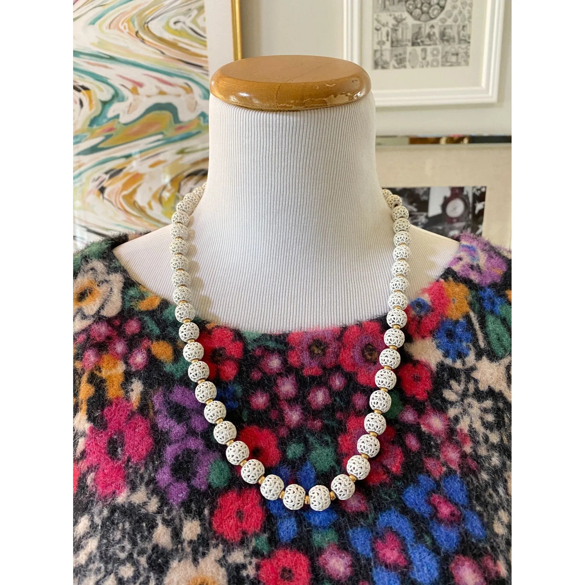 Anthropologie Bouquet Eyelash Colorful Floral Sweater