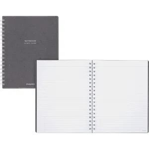 At-A-Glance Collection Gray Twin Wire Notebook