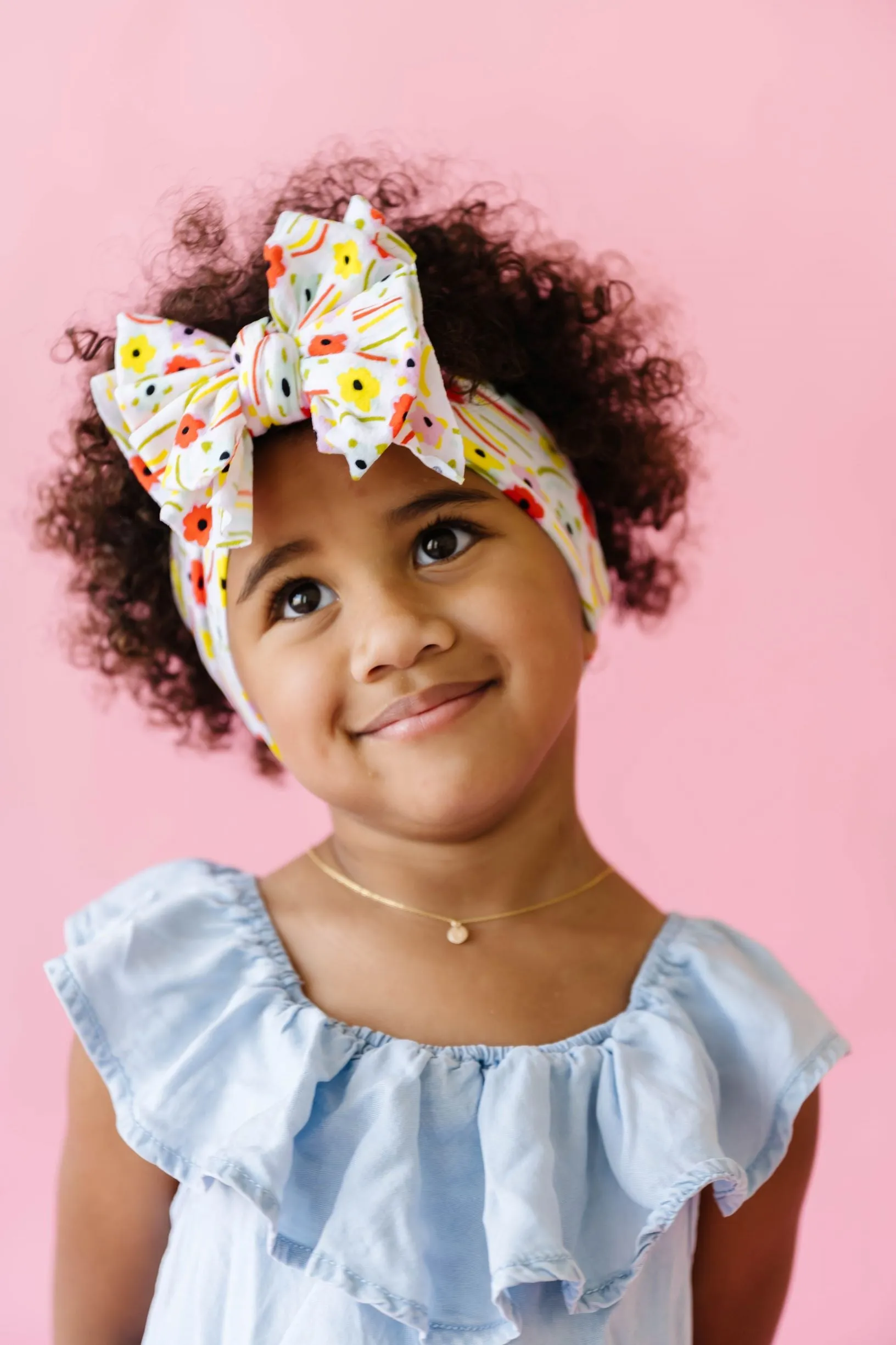 Baby Bling Carra Printed FAB-BOW-LOUS Headband