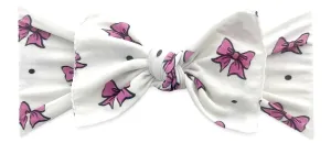 Baby Bling I Like Big Bows Printed Knot Headband *Basically Bows & Bowties EXCLUSIVE*