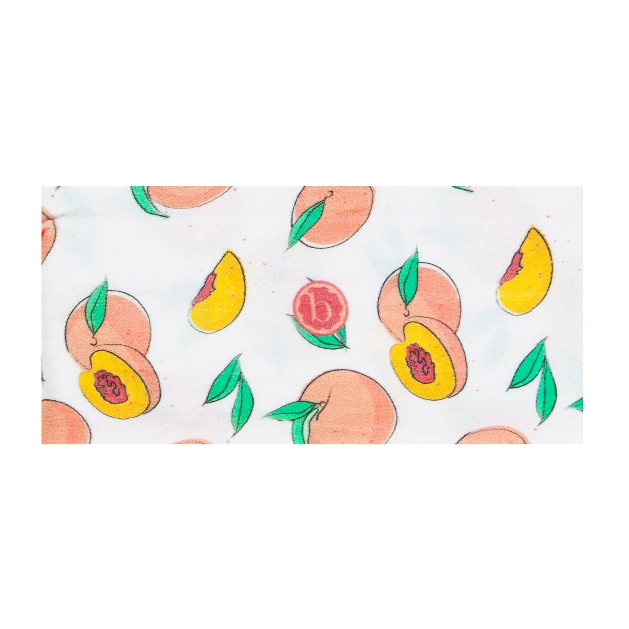 Baby Bling Just Peachy Printed FAB-BOW-LOUS Headband