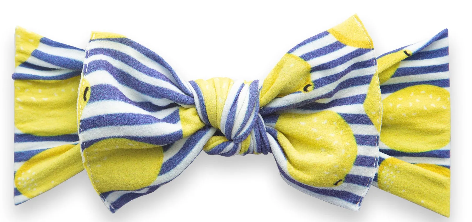 Baby Bling Lemonade Printed Knot Headband