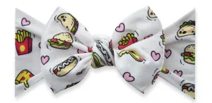 Baby Bling Nom Nom Printed Knot Headband