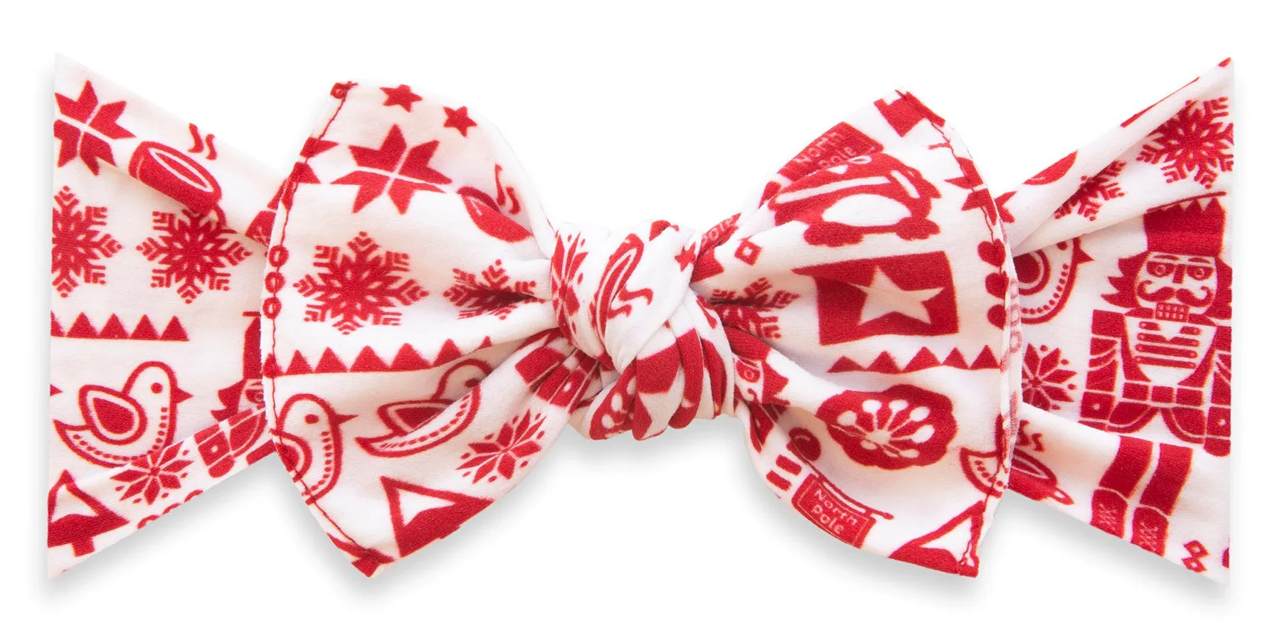 Baby Bling Nutcracker Printed Knot Headband