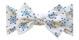 Baby Bling Snow Globe Printed Knot Headband