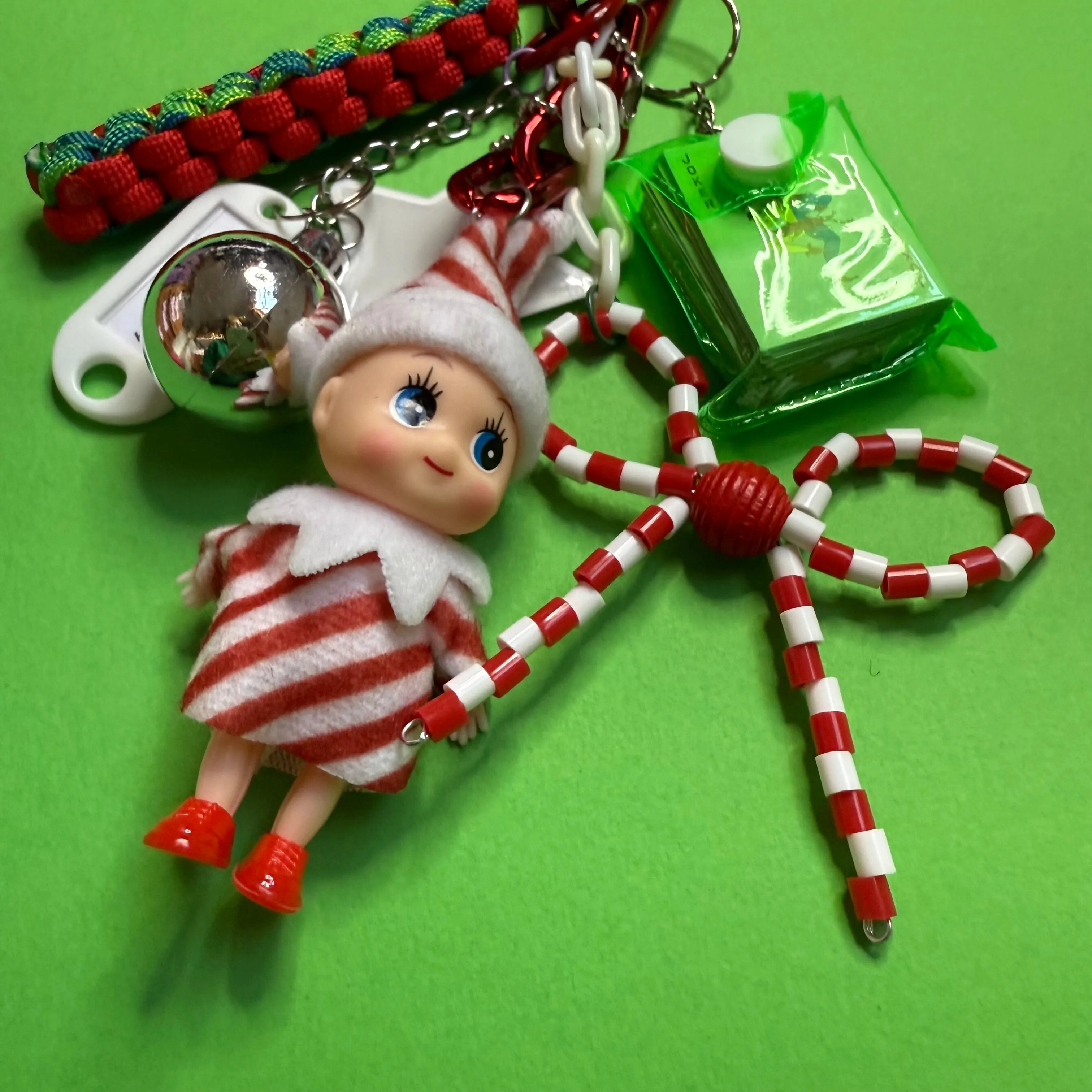 Bag charm and keyring christmas pixie ketchup