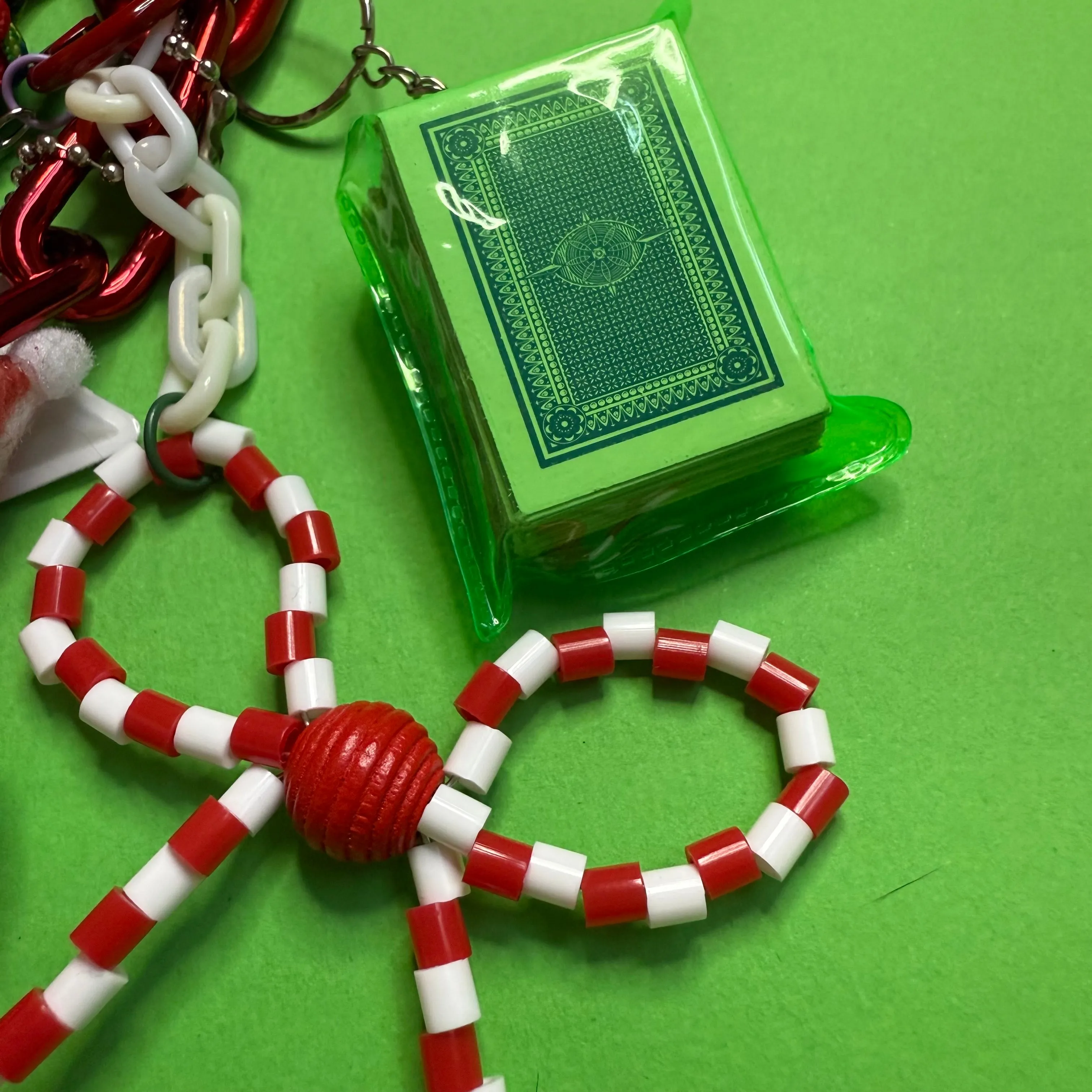 Bag charm and keyring christmas pixie ketchup