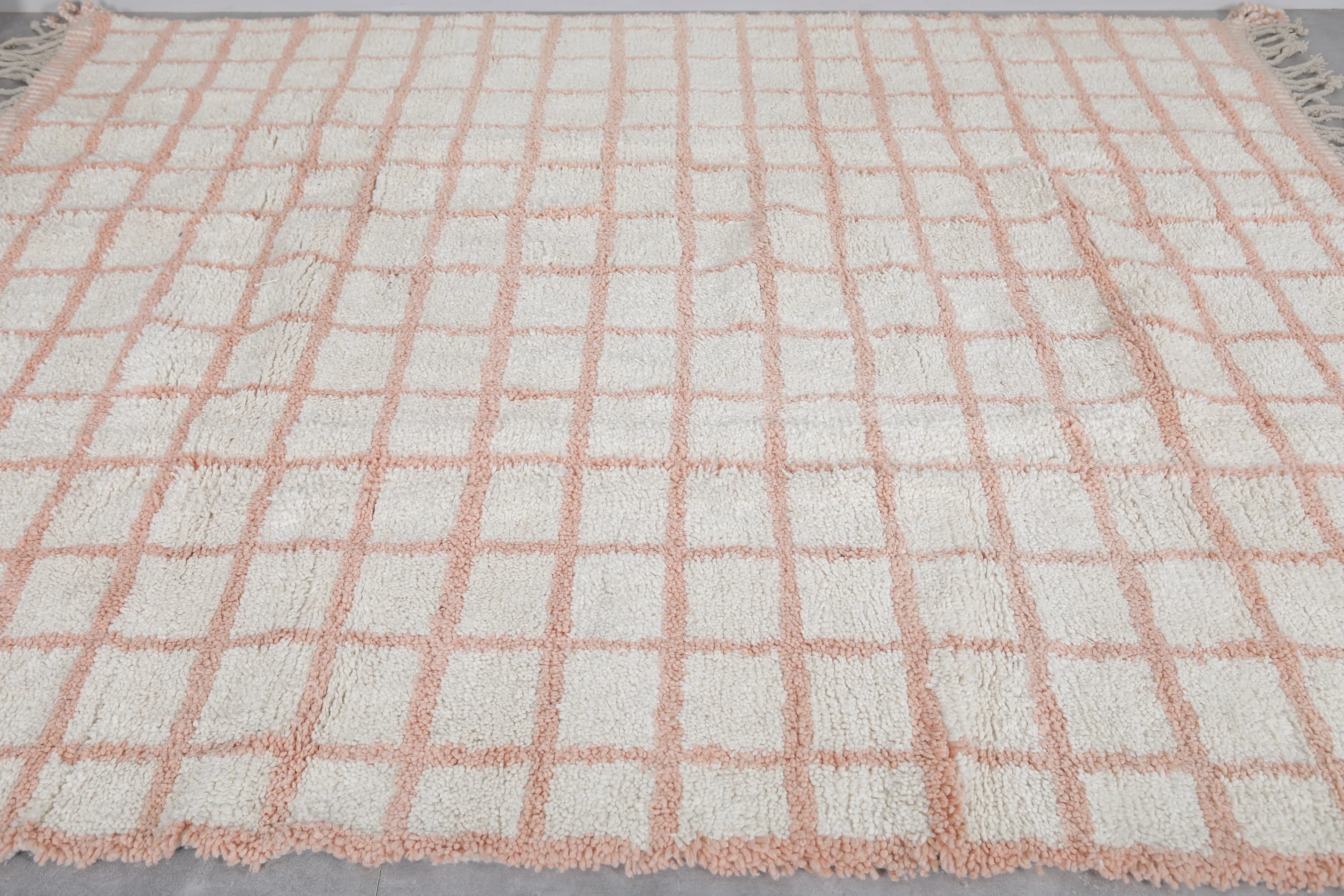 Beni Ourain Moroccan Rug - 8.4 x 9.9 Feet | Elegant Handcrafted Design