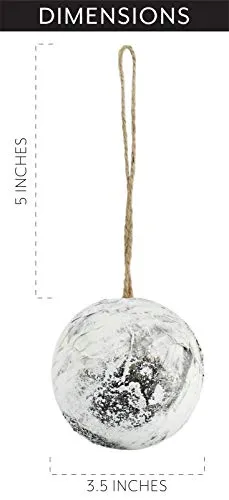 Birch Ball Christmas Ornaments (Case of 180)