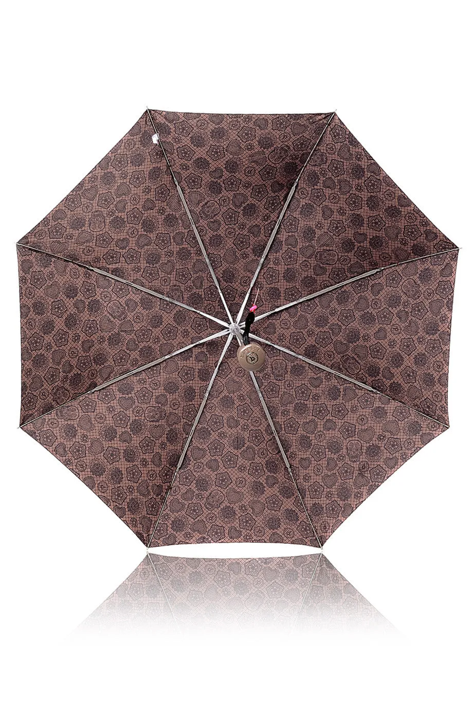 BISETTI Brown Printed Umbrella