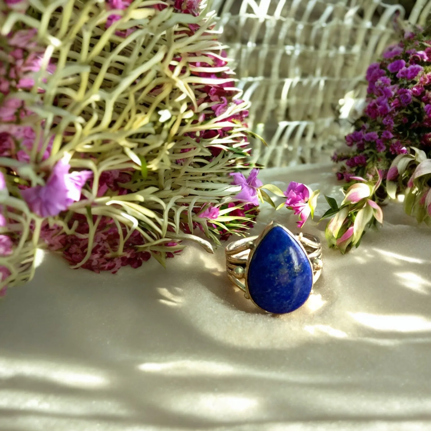 Blue Lapis Solid 925 Sterling Silver Ring