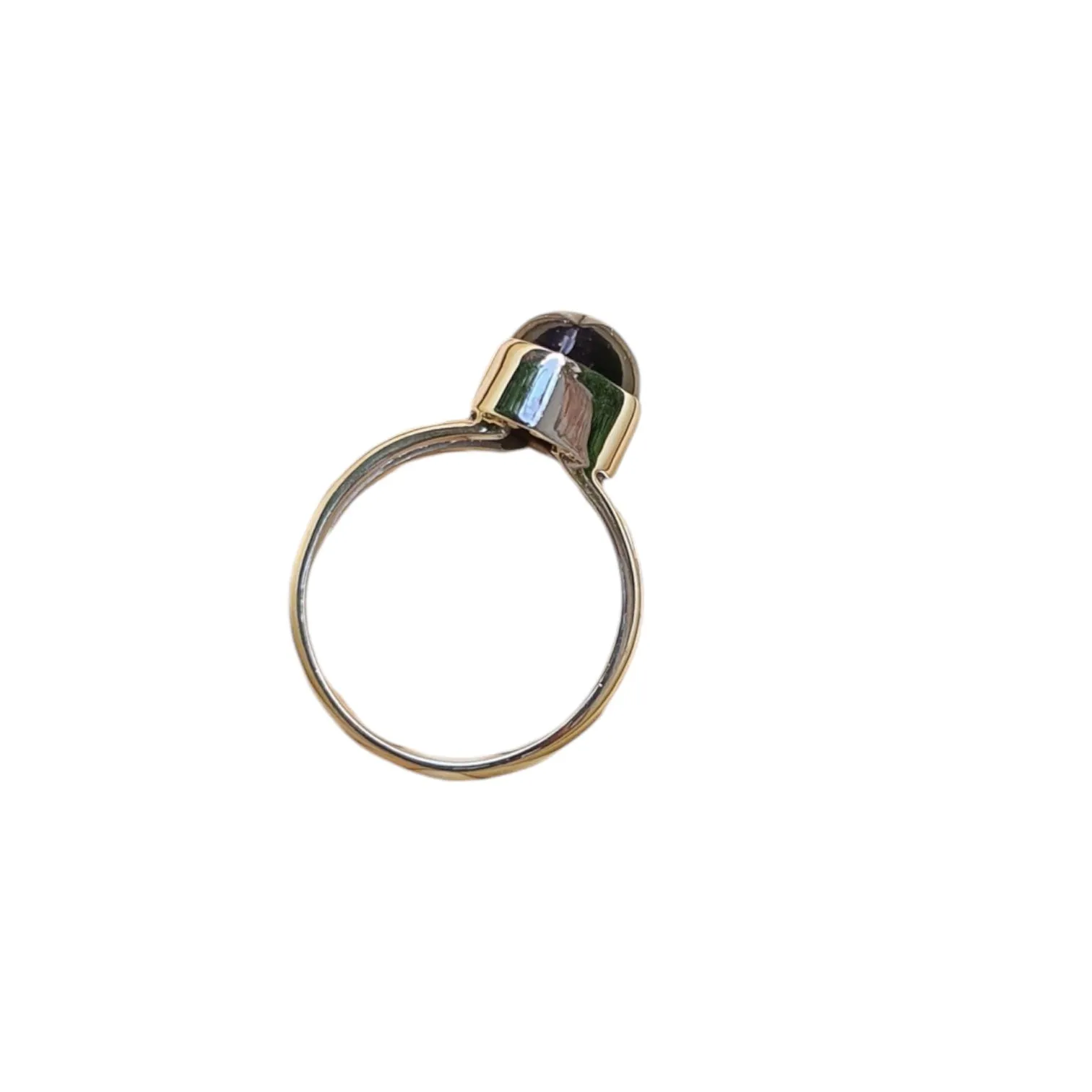 Blue Sandstone Solid 925 Sterling Silver Ring 5
