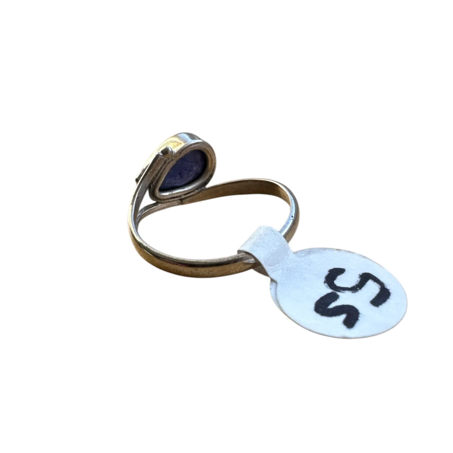Blue Sapphire Solid 925 Sterling Silver Ring 5.5