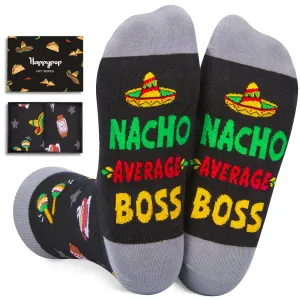 Boss Gifts Socks Ideas - Boss Gifts for Men Women, Cool Boss Gifts Male Female, Worlds Best Boss Women Retirement Gifts