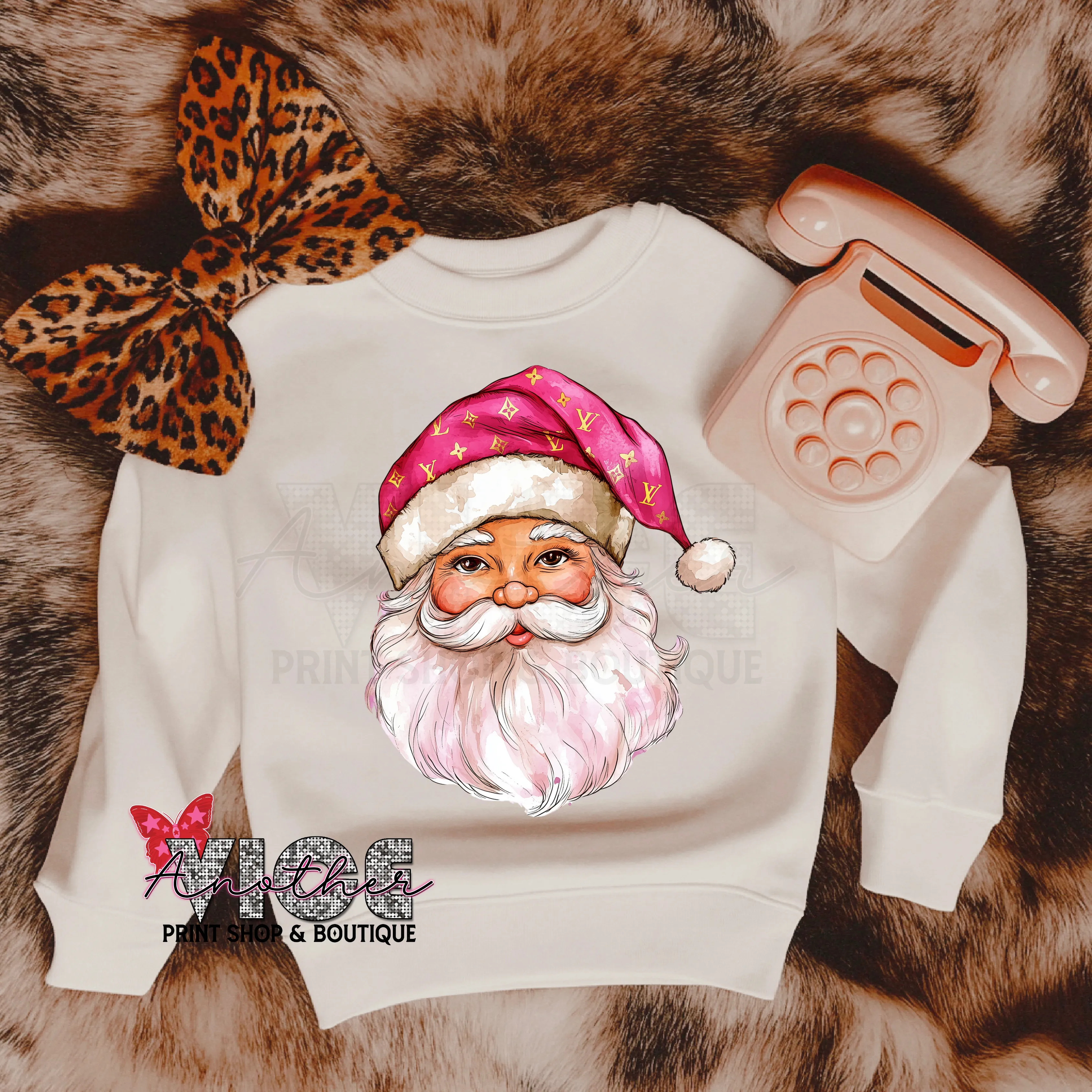 Boujee Santa Pink