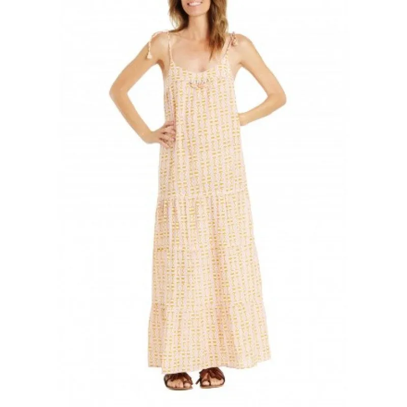 Brielle Dress in Mosaic Pink
