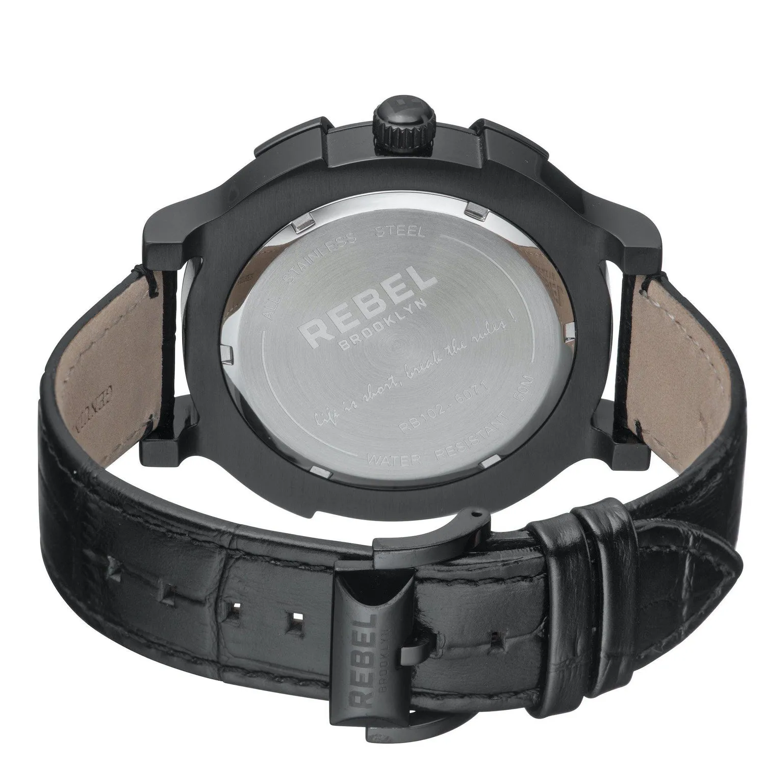 Brooklyn Bridge Black Dial Men's Watch