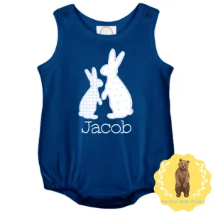 Bunny Duo with name Bubble