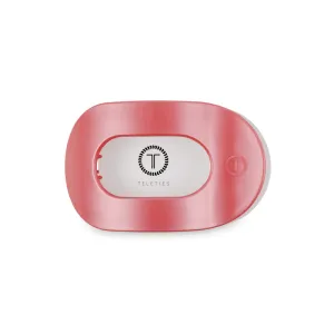 Calming Coral Medium Flat Oval Hair Clip