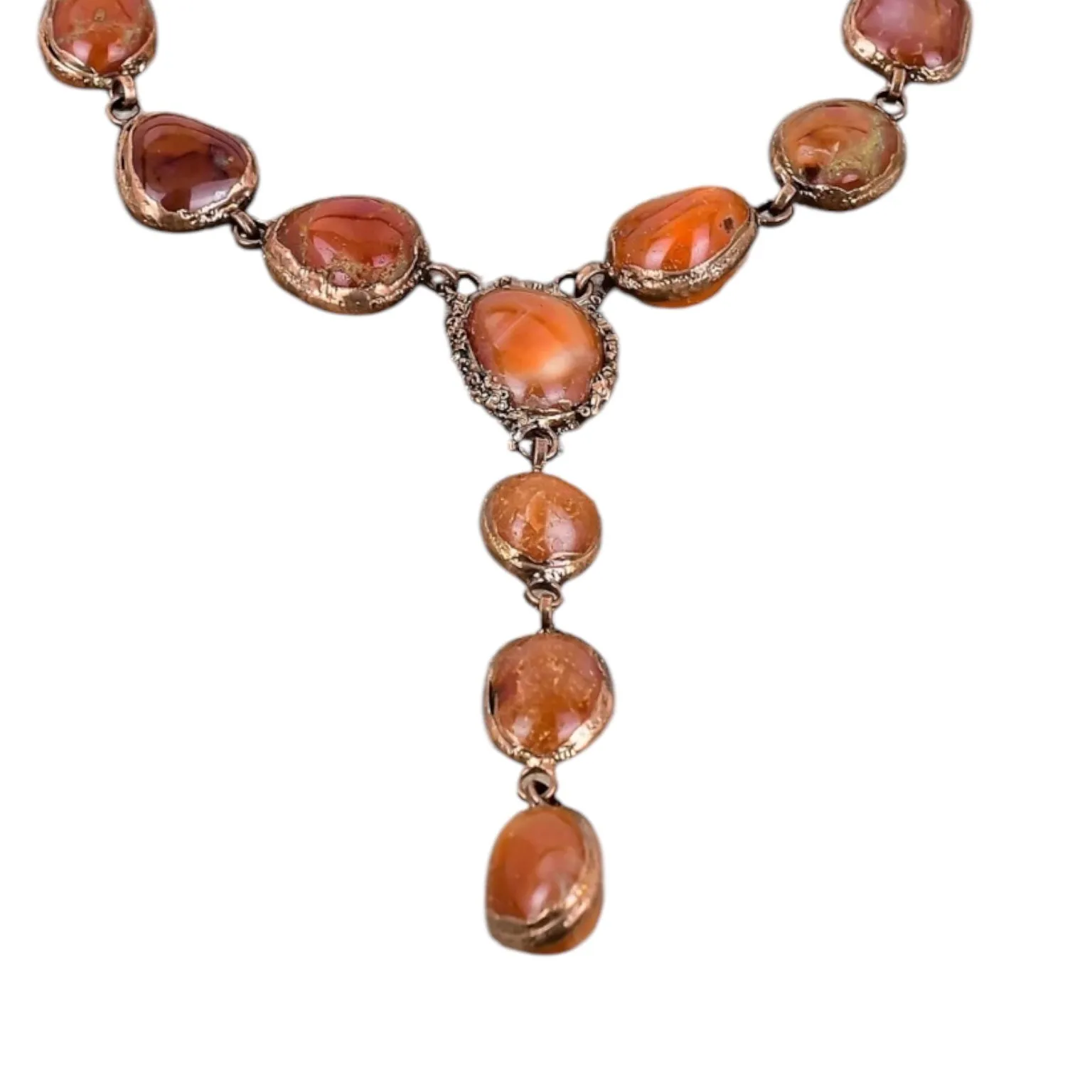 Carnelian Copper Necklace