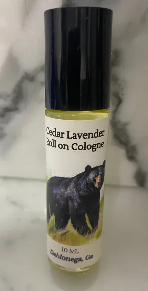 Cedar Leather Roll On Cologne