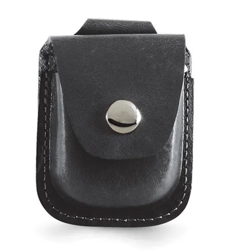 Charles Hubert Black Leather Holder For Up To 52mm Pocket Watch