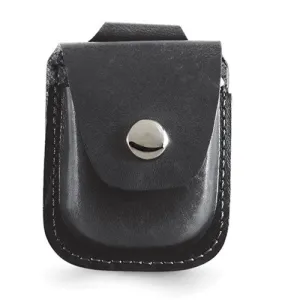 Charles Hubert Black Leather Holder For Up To 52mm Pocket Watch