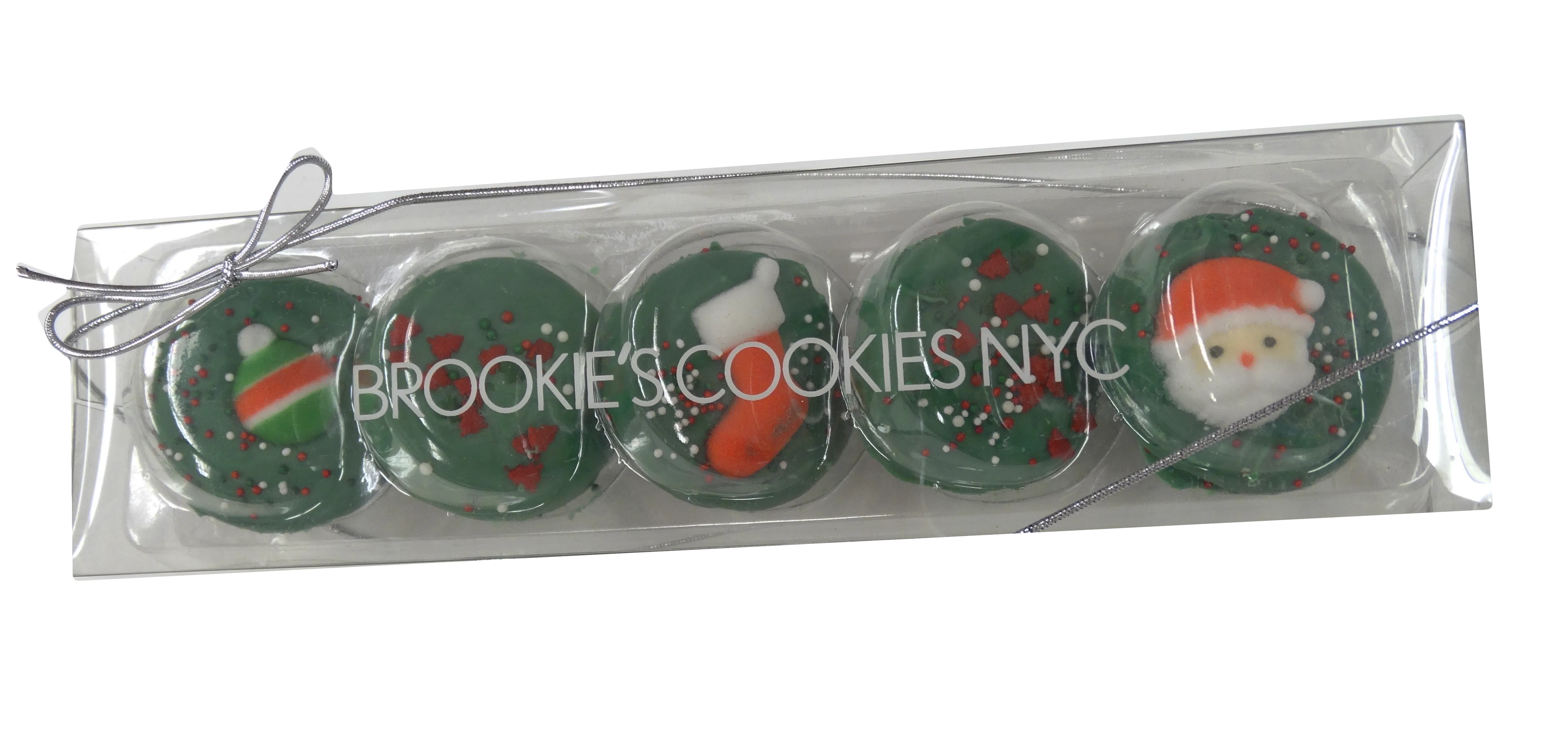 Chocolate Covered Oreos with Christmas Toppers - Gift Box