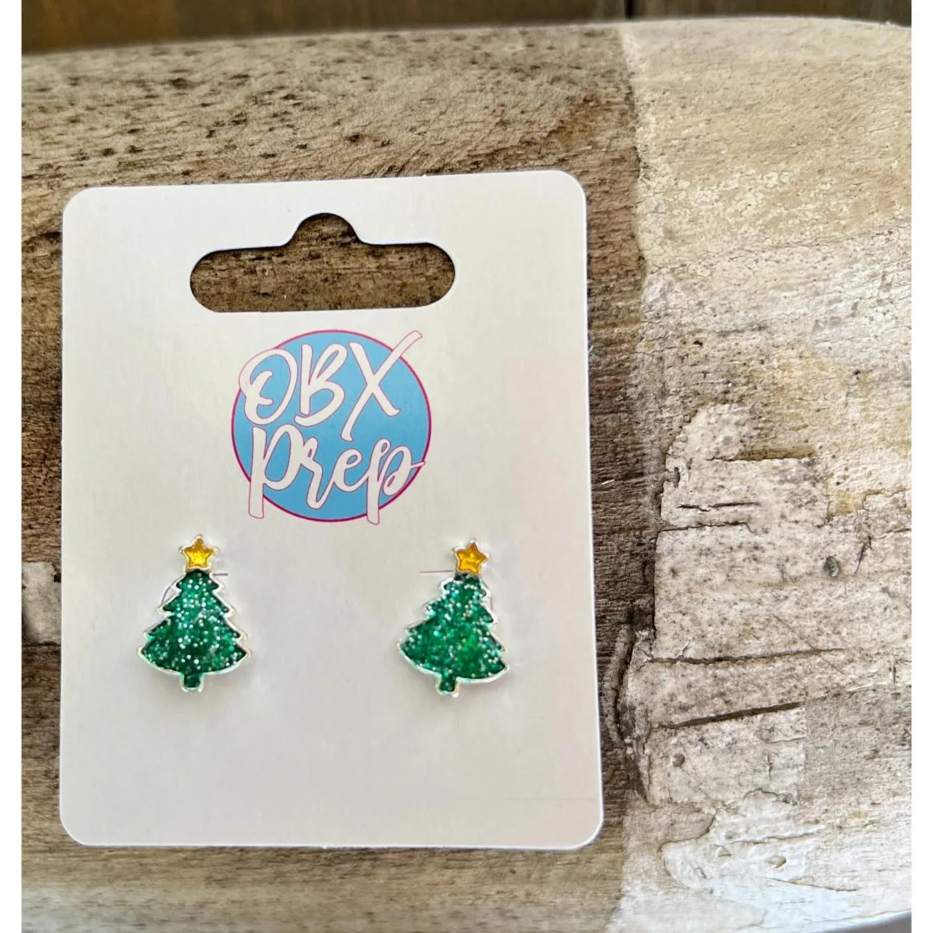Christmas Enamel Stud Earrings - Christmas Bell, Snowman, Christmas Tree