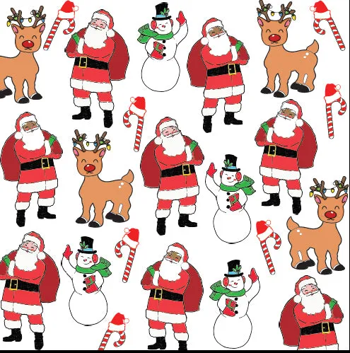 Christmas Pattern Baby Paper