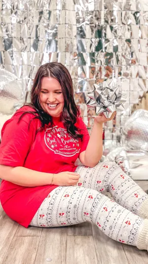 Christmas Snowman Soft Curvy Legging