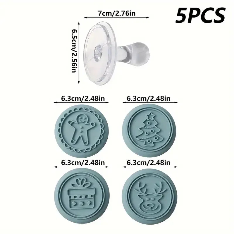 Christmas Theme Silicone Stamp set