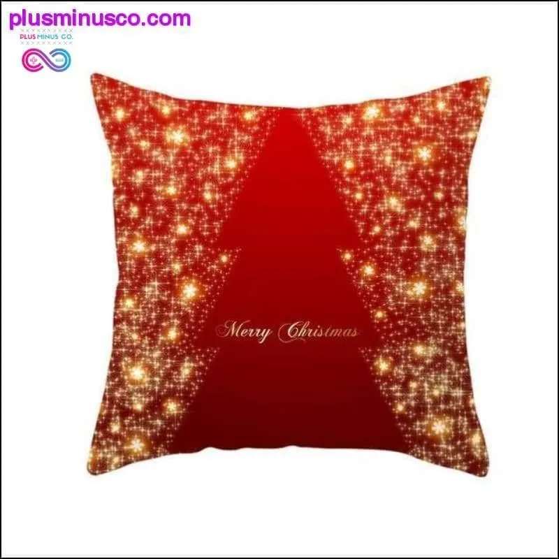 Christmas-themed Polyester Throw Pillowcases 45*45cm at