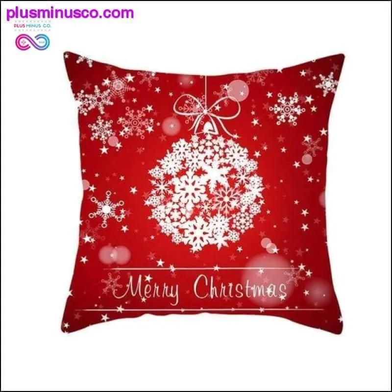 Christmas-themed Polyester Throw Pillowcases 45*45cm at