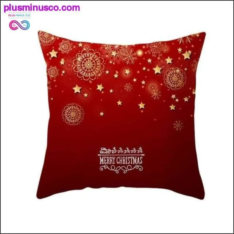 Christmas-themed Polyester Throw Pillowcases 45*45cm at