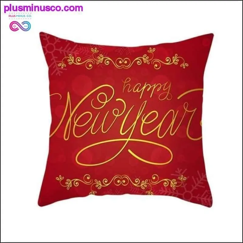 Christmas-themed Polyester Throw Pillowcases 45*45cm at