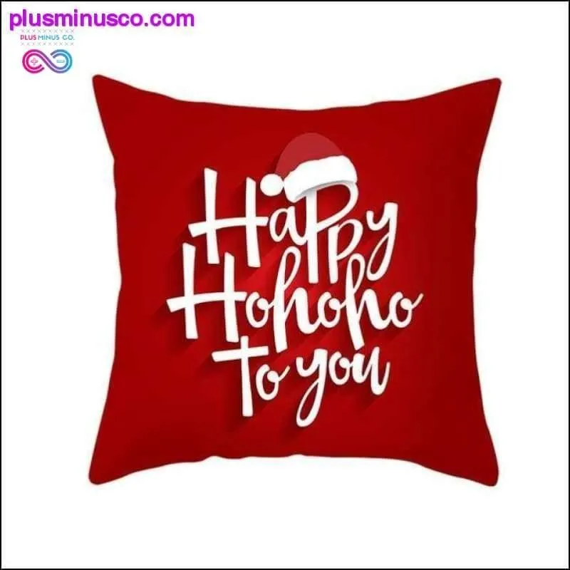 Christmas-themed Polyester Throw Pillowcases 45*45cm at