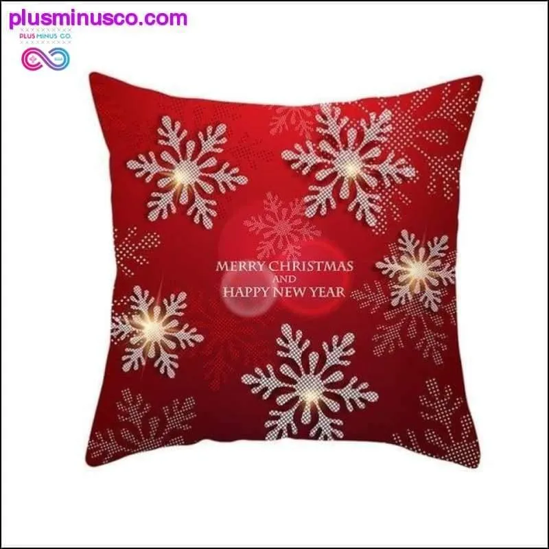Christmas-themed Polyester Throw Pillowcases 45*45cm at